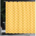 thumbnail image 3 of Ambesonne Autumn Shower Curtain, Simplistic Yellow Leafage, 69"Wx84"L, Pale Orange White, 3 of 4