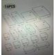 thumbnail image 1 of Juego de 25 piezas de caja de almacenamiento de partición de cajón PS transparente que se puede combinar libremente con caja de almacenamiento de cosméticos y artículos diversos, 1 of 3