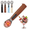 Brown, variant on Heated Ice Cream Scoop Rechargeable,Electric Ice Cream Scoop Hard Icecream,Self-Warming Spoon with LED Display,158 Fast Melting,3 Adjustable Heat Levels,Ideal Kitchen Gifts