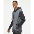 thumbnail image 2 of Independent Trading Co. Unisex Heavyweight Varsity Full-Zip Hooded Sweatshirt, 2 of 5