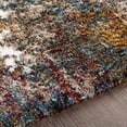 thumbnail image 7 of Mark&Day Area Rugs, 6x9 Dun Modern Shag Dark Brown Area Rug, Brown White Blue Carpet for Living Room, Bedroom or Kitchen (6'7" x 9'), 7 of 7