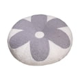 thumbnail image 3 of 45 cm Meditación Cuschón de almohada de almohadilla de relleno de algodón de algodón de algodón de algodón para tatami interior liviano Gris, 3 of 8