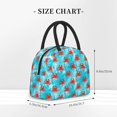 thumbnail image 2 of Balery Crab Swims In The Ocean Bolsa de Almuerzo para Mujeres, Caja de Almuerzo, Bolsa de Almuerzo Pequeña Impermeable, Tote de Almuerzo Reutilizable con Gran Capacidad, 2 of 6