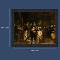 thumbnail image 2 of The Night's Watch by Rembrandt, World Famous Wall Art Collection, Famous Wall Prints for you Living Room or Entryway, 11x14, 2466CH, 2 of 7