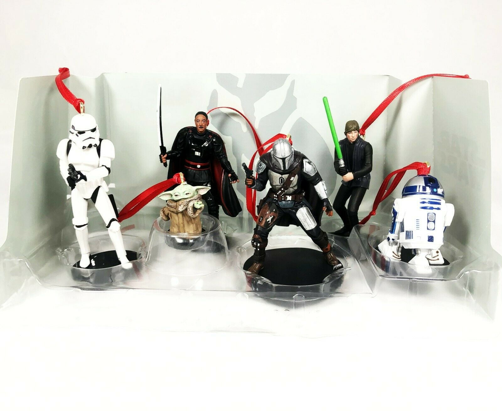 Star Wars FORCE AWAKENS 6 Piece Christmas Tree Ornament Set