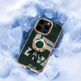 thumbnail image 5 of Nalacover Slim Case for iPhone 16 Pro,Cute Cartoon 6D Plating Astronaut Hidden Magnetic Ring Kickstand Soft TPU Shockproof Corner Protection Drop Proof Edge Bumper Cover For iPhone 16 Pro,Darkgreen, 5 of 5