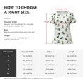thumbnail image 7 of Honeii Cute Avocado Yoga Print Women's V-Neck T-Shirt,Short Sleeve V Neck Tees Tops for Women , Perfect for Work, Travel, and Everyday Wear, 7 of 7