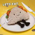 thumbnail image 3 of Juguetes de peluche de sándwich de peluche creativo, lindas almohadas de abrazo creativas, pan tostado, sofá para niños, decoración de cabecera, muñecas, regalo de cumpleaños, 3 of 4
