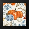 thumbnail image 2 of Barnes, Victoria 15x15 Black Modern Framed Museum Art Print Titled - Autumn Pumpkin II, 2 of 5