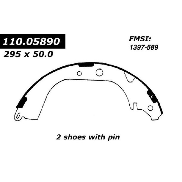 OE Replacement for 20042009 Toyota Hilux Rear Drum Brake Shoe