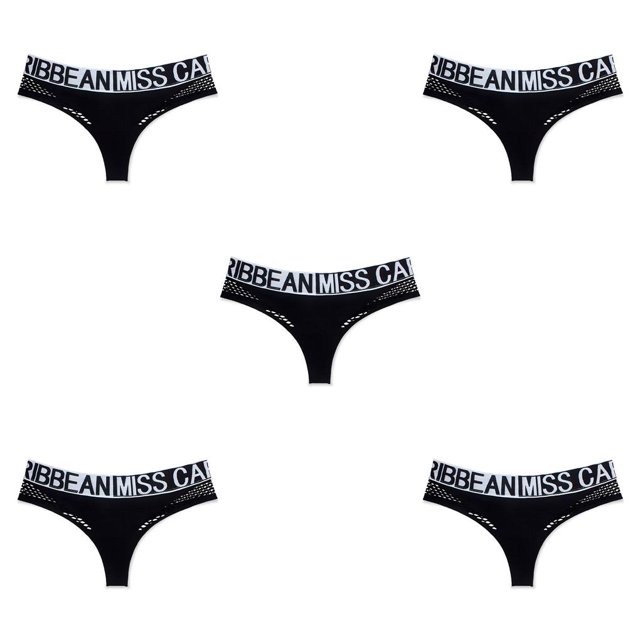sweethay Tanga para mujer, ropa interior con estampado de letras de malla sin costuras, Tanga atlético de talla grande, bragas de Yoga, Type2 NO2