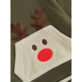 thumbnail image 5 of Bagilaanoe 2Pcs Toddler Baby Girl Boy Christmas Clothes Deer Print Long Sleeve Hoodies Sweatshirt Tops + Sweatpants 6M 12M 18M 24M 3T Kids Long Pants Set, 5 of 7