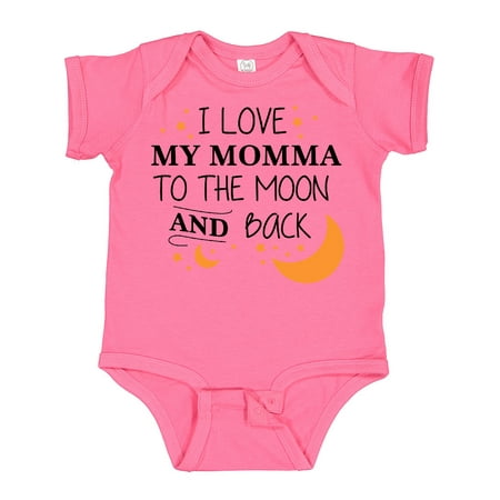 

Inktastic I Love My Momma to the Moon and Back Gift Baby Boy or Baby Girl Bodysuit