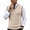 Beige, variant on Men's V Neck Cable Knit Sweater Vest, Sleeveless Contrast Trim Knitted Waistcoat, Solid Color Casual Tank Top