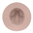 thumbnail image 4 of Women's Straw Panama Hat, UPF 50+ Wide Brim Foldable Summer Sun Hat, Lightweight Breathable Beach Travel Cap with Denim Rope for Wedding Party Daily Wear Light Pink, 4 of 5