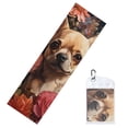 thumbnail image 2 of Picia Vintage Red Flower Chihuahua Pattern Cooling Towels (40"x12") Cool Towel, Cold Towel, Microfiber Soft Breathable Chilly Ice Towel, 2 of 9