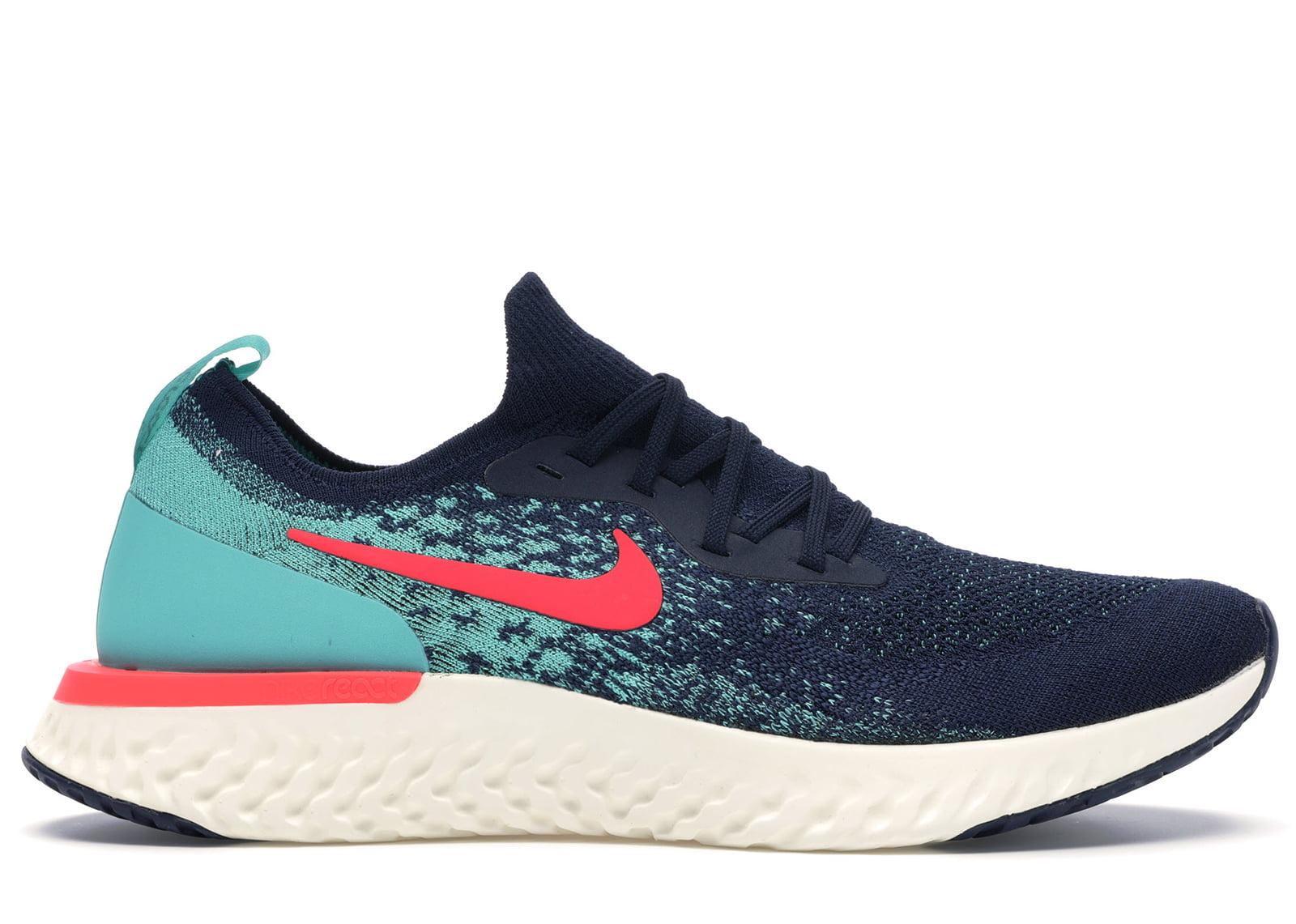 nike epic react flyknit 2 college navy