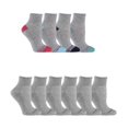 thumbnail image 2 of Fruit of the Loom Women's Cushioned Sole Ankle Socks, 10 Pack, 2 of 4