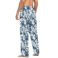 thumbnail image 5 of JSTEL Octopus Polka Dots Men's Sleepwear Mens Pajama Pants Bottoms with Pockets, XL, 5 of 6