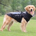 thumbnail image 3 of Plus Size Pet Dog Winter Warm Coat Jacket Reflective Outdoor Clothes Plush Neck Vest, 3 of 4