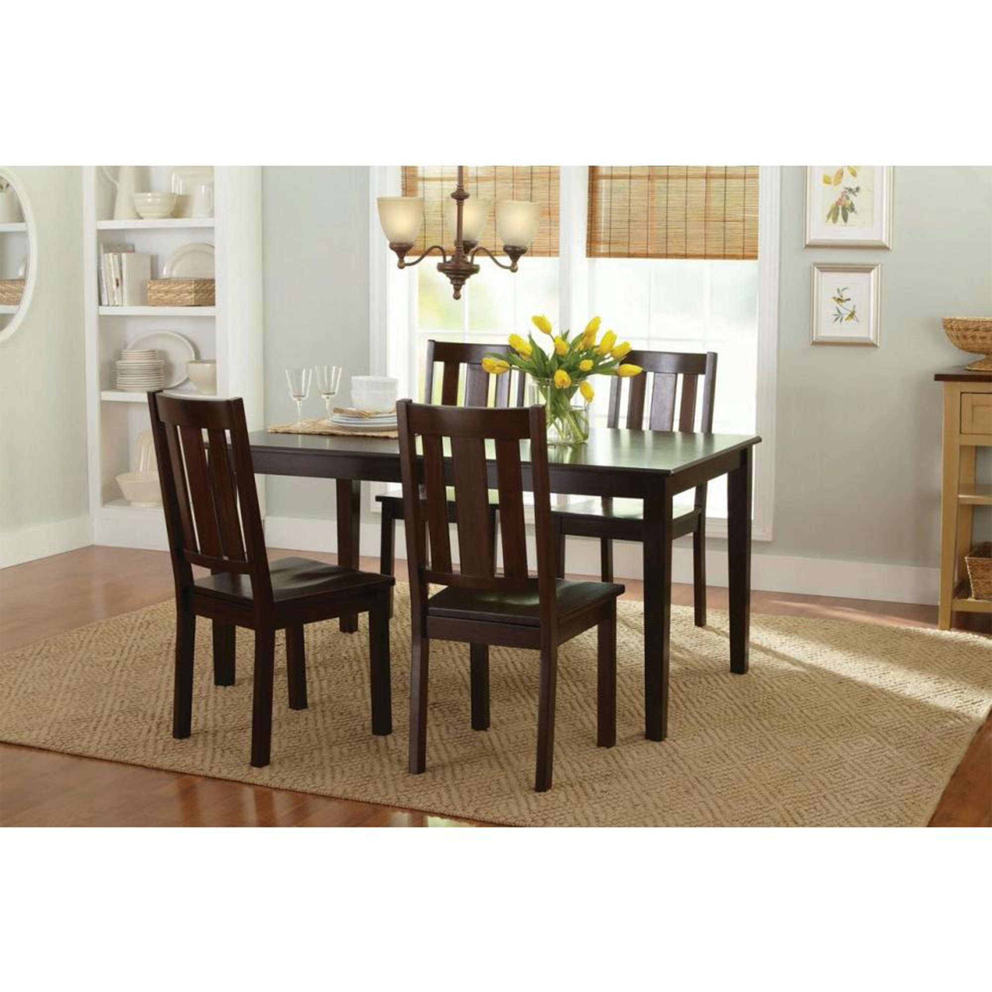 Better Homes & Gardens Bankston Dining Chairs, Set of 2, Mocha photo 6