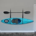 thumbnail image 2 of Single Kayak Rack ? Hanging Storage from Wall or Ceiling for Surfboards Paddleboards SUP or Canoe ? Adjustable Kayak Straps by RAD Sportz, 2 of 7