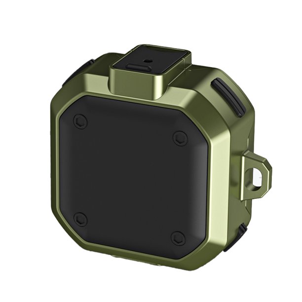 Monstrate Estuche para auriculares de PC de TPU, elegante, portátil, antipérdida, con bloqueo de interruptor, antideslizante, Protector de Electrónica Verde