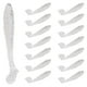 thumbnail image 2 of 15Pcs Silicone Soft Lure Simulation T Tail Fishing Bait Double Color with Spiral Pattern for Sea Fishing, 2 of 5