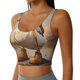 thumbnail image 2 of Balery Hiking Duck Sujetadores deportivos con espalda cruzada para mujer, acolchados, sin costuras, de alto impacto, ideales para yoga, gimnasio, entrenamiento y fitness.-Small, 2 of 8