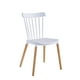 thumbnail image 1 of 4 Sillas de comedor French modernas y minimalsitas con patas de madera - Midtown concept blanco Midtown Concept Sillas French, 1 of 5