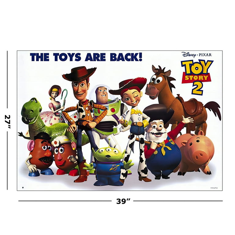 Toy Story 2 - Pixar / Disney Movie Poster / Print (The Gang - All