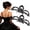 A, variant on Spider Updo Grip Clamps, Halloween Gothic Matte Spider Hair Claw Clips for Updos, Thick or Thin Hair Styling