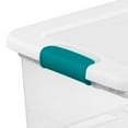 thumbnail image 6 of Sterilite 15 Qt Stackable Storage Box & 6 Qt Organizing Bin, 12 Pack Each, 6 of 12