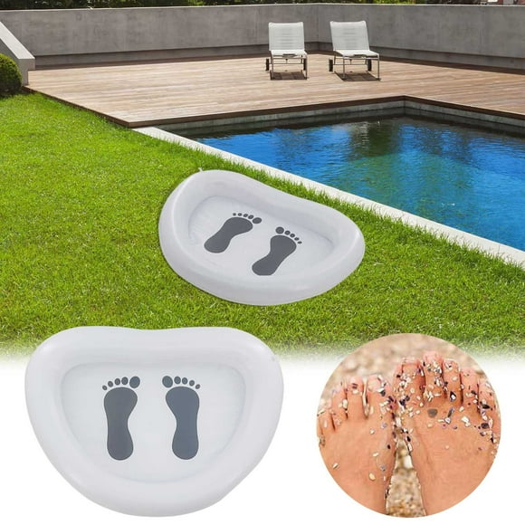 Bathroom Amenities Inflatable Pool Foot Bath for Easy Foot Washing at Pool Entrances Portable Shower Basin Compatible with Pool Ladders and Home Spa