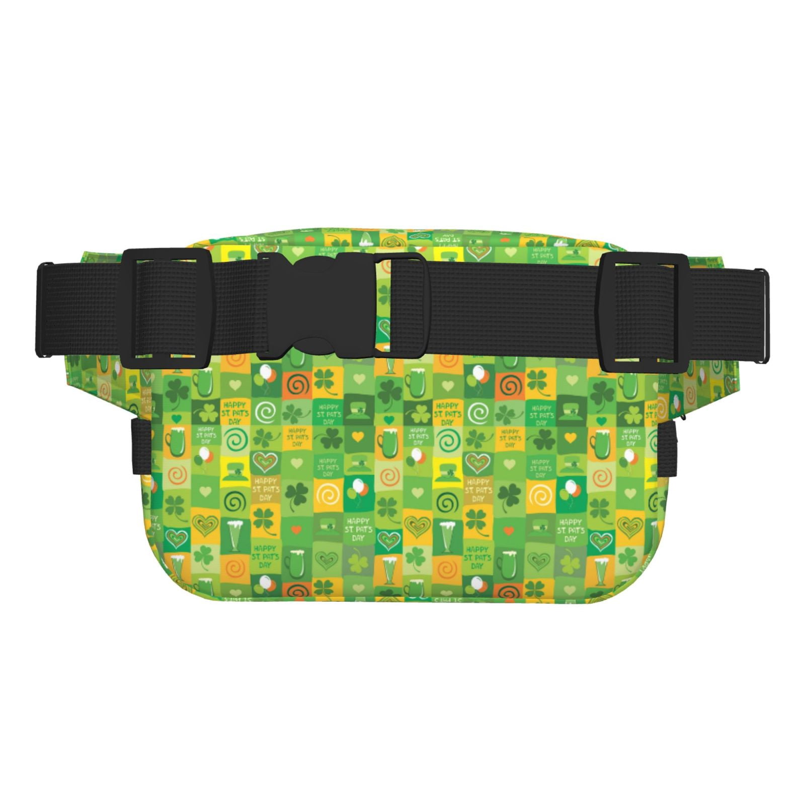 Hirioo St. Patrick's day for Double Layer Waist Bag Adjustable Fanny Pack For Travel Running Hiking