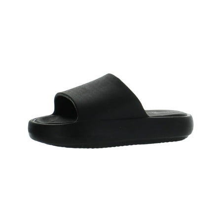 

J/Slides Mens Beach Slides Rubber Comfort Insole Pool Slides