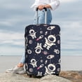 thumbnail image 3 of Lsque Cartoon Spaceship Printed Luggage Cover, Travel Luggage Protector,Scratch and Dirt Resistant, Fits 18-32 Inch Luggage - Small, 3 of 9