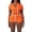 Z-Orange617, variant on JIAYUE Women 2 Piece Outfits Sets Casual Fashion Short Sleeve Zipper Crop Hooded Soft Solid Color Sweatshirts And Shorts Female Trendy Clothing Set