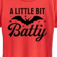 thumbnail image 2 of Instant Message - Little Bit Batty - Women's Short Sleeve Graphic T-Shirt, 2 of 6