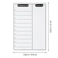 Erasable Message Board Refrigerator Schedule Whiteboard