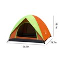 thumbnail image 3 of Ganfancp Tienda de Campaña Doble Camping Al Aire Libre Playa Al Aire Libre 3-4 Personas Tienda de Campaña Doble Playa a Prueba de Lluvia Pesca Fácil Ofertas Del Día 1X Bolsa de Almacenamiento,1X Cubi, 3 of 7