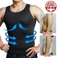 thumbnail image 2 of [Body King] Slim Vest, Shapewear, Men's Chest Compression Slimming Body Shaper Workout Undershirts, 2 of 3