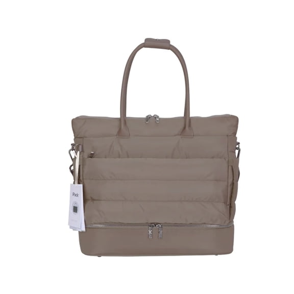 iPack Puffy Tote Bag, Tan
