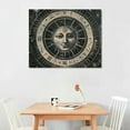 thumbnail image 2 of Orinice Zodiac Signs Moon Fine Art Aesthetic Poster & Print Wall Painting for Home Decor 20x16in, 2 of 6