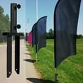 thumbnail image 4 of Visland Support de Mât de Drapeau Robuste Piquet de Sol Piquet de Drapeau en Métal pour le Sol Base de Drapeau à Plumes Ajustable Piquets Légers Universels Support Extérieur Résistant à la Rouille pour Drapeaux, 4 of 8