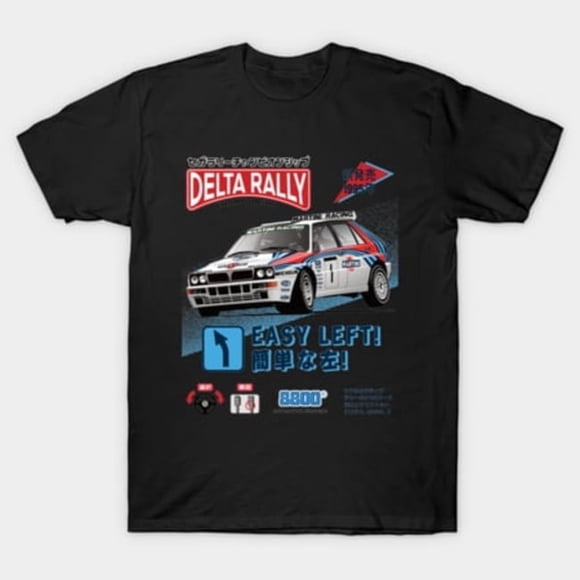 Lancia Delta Rally Arcade Classic Video Game Racing Motorsport Unisex T-Shirt, sizes up to 3XL
