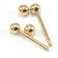 thumbnail image 5 of 14 Karat Solid Gold Nipple Ring Straight Barbell 14 Gauge - Pair, 5 of 5