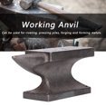 thumbnail image 2 of 3-Pound Cast Iron Anvil with 45 HRC Hardness - Rust-Resistant Workbench Tool Featuring Large 4.33x1.97in Face, Horn Design for Arc Shaping - Ideal for Riveting, Metal Smithing, Forging & Forming, 2 of 6