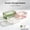 Green, variant on Clear Acrylic Storage Organizer Box, Semi-Transparent Makeup Vanity Holder For Bathroom Countertop, Multipurpose Cosmetic Container
