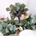 thumbnail image 3 of 24Pcs Artificial Eucalyptus Leaves Stems with Berry Fake Glass Greenery Plants for Holiday Greens Wedding Gift Box Christmas Decor, 3 of 8